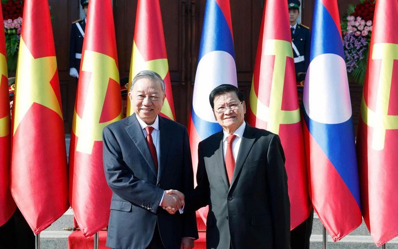 Sớm hiện thực ho&aacute; mục ti&ecirc;u gắn kết chiến lược Việt Nam - L&agrave;o