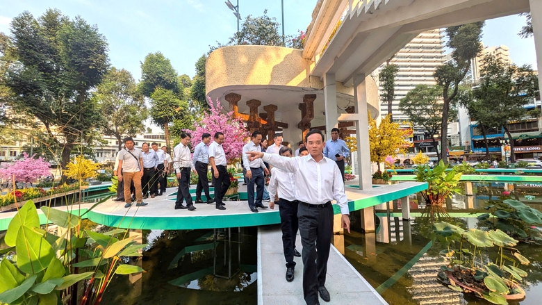 L&atilde;nh đạo TP.HCM khảo s&aacute;t 3 c&ocirc;ng tr&igrave;nh chỉnh trang đ&ocirc; thị trước Tết B&iacute;nh Ngọ- Ảnh 3.