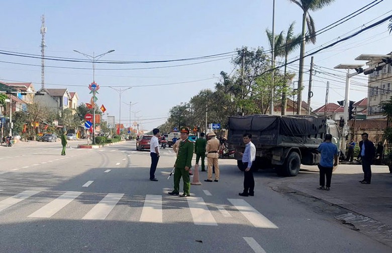 Hiện trường vụ tai nạn khiến 1 người tử vong - Ảnh: V.Đ.