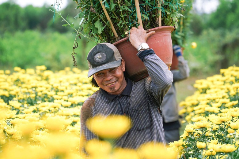 Đồng Nai: Hoa Tết rực rỡ xuống phố, tiểu thương hồi hộp chờ cao điểm mua sắm- Ảnh 7.