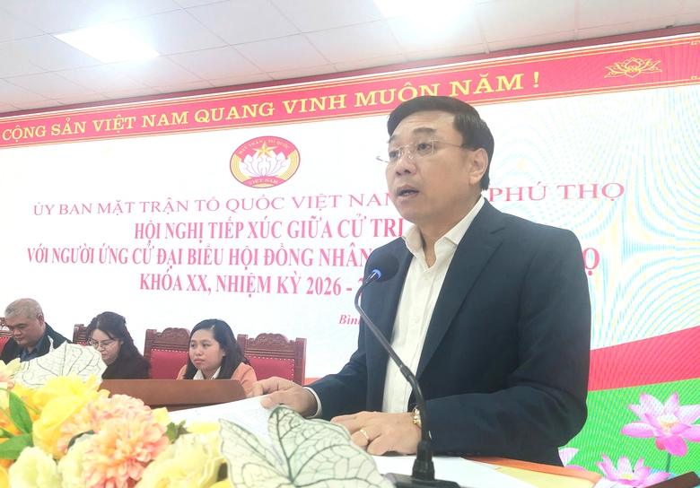 Ph&uacute; Thọ: C&aacute;c ứng cử vi&ecirc;n HĐND tỉnh kh&oacute;a XX cam kết h&agrave;nh động v&igrave; quyền lợi cử tri- Ảnh 4.