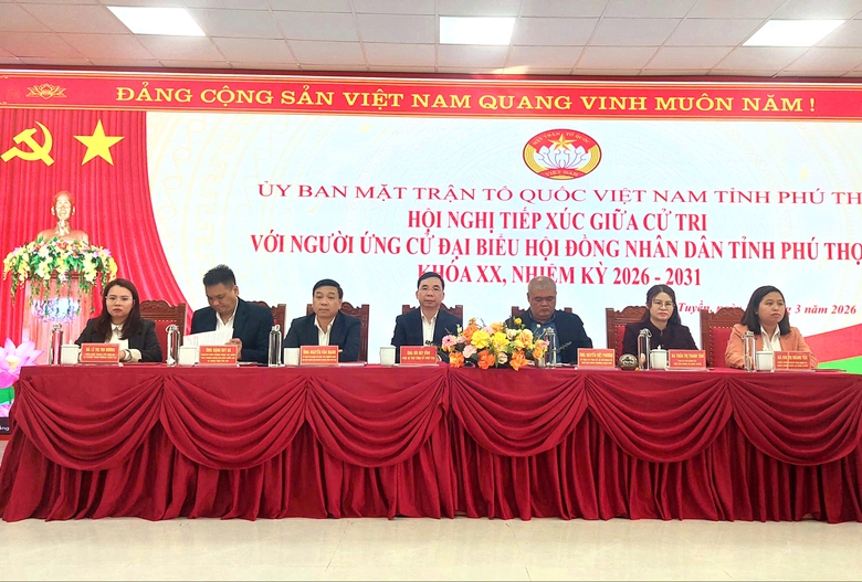 Ph&uacute; Thọ: C&aacute;c ứng cử vi&ecirc;n HĐND tỉnh kh&oacute;a XX cam kết h&agrave;nh động v&igrave; quyền lợi cử tri- Ảnh 3.