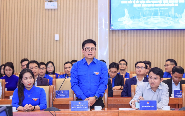 Bộ trưởng Trần Hồng Minh: Tuổi trẻ Xây dựng giữ vững "tâm trong, trí sáng, hoài bão lớn"- Ảnh 2. Bộ trưởng Trần Hồng Minh: Tuổi trẻ Xây dựng giữ vững "tâm trong, trí sáng, hoài bão lớn"- Ảnh 2.