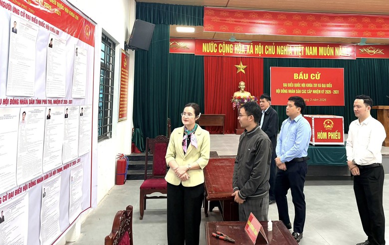 Cử tri Ph&uacute; Thọ đặt trọn niềm tin v&agrave;o mỗi l&aacute; phiếu bầu cử- Ảnh 1.