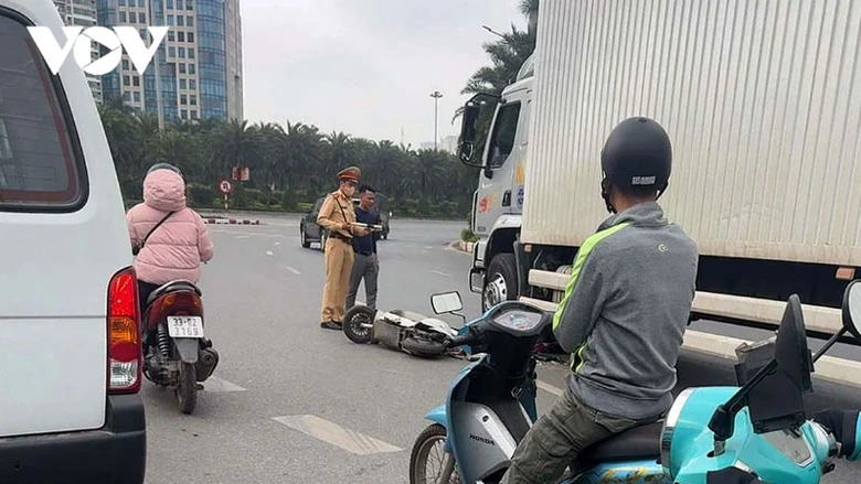 Hiện trường vụ tai nạn - Ảnh: VOV.