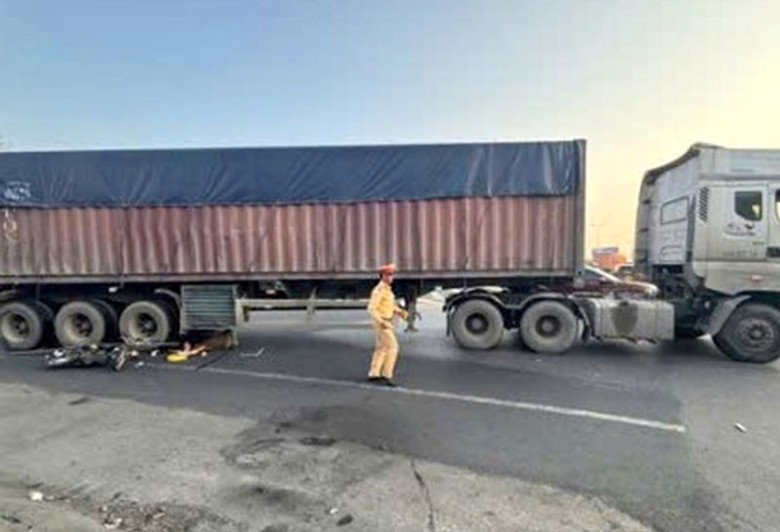 Hiện trường vụ tai nạn.