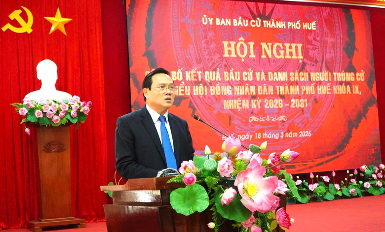 C&ocirc;ng bố 53 đại biểu tr&uacute;ng cử Hội đồng nh&acirc;n d&acirc;n th&agrave;nh phố Huế- Ảnh 1.