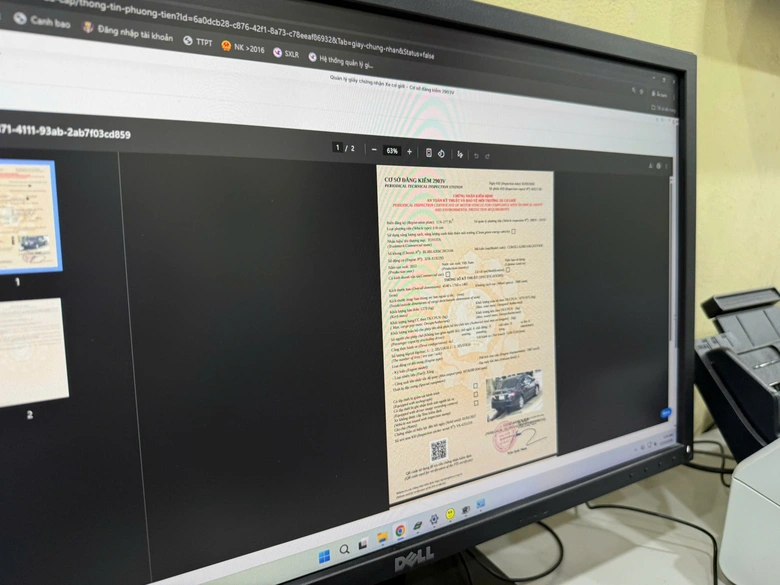 Khẩn trương khắc phục lỗi, đẩy nhanh cấp giấy chứng nhận kiểm định điện tử cho người d&acirc;n- Ảnh 1.