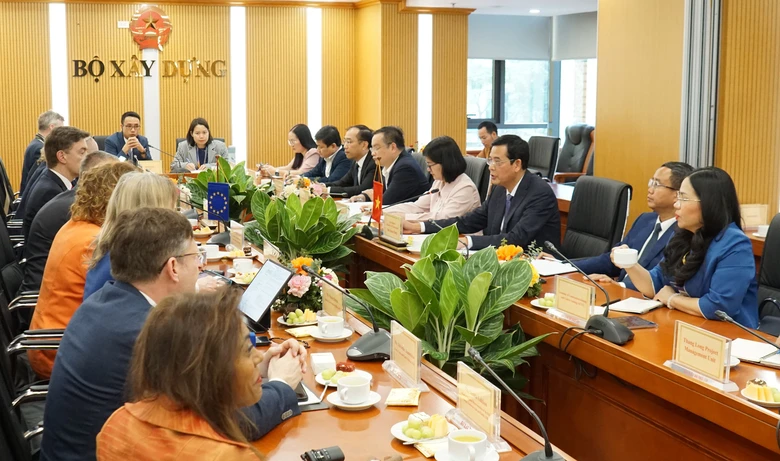 Th&uacute;c đẩy hợp t&aacute;c Việt Nam - EU trong ph&aacute;t triển đường sắt tốc độ cao v&agrave; hạ tầng bền vững- Ảnh 1.