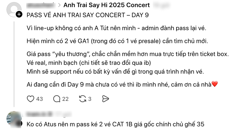 Vie Channel bị chỉ tr&iacute;ch khi Quang Trung, Anh T&uacute; Atus vắng mặt tại concert Anh trai say hi- Ảnh 3.