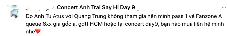 Vie Channel bị chỉ tr&iacute;ch khi Quang Trung, Anh T&uacute; Atus vắng mặt tại concert Anh trai say hi- Ảnh 8.