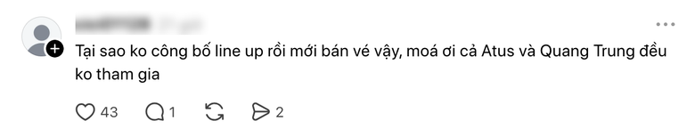 Vie Channel bị chỉ tr&iacute;ch khi Quang Trung, Anh T&uacute; Atus vắng mặt tại concert Anh trai say hi- Ảnh 4.