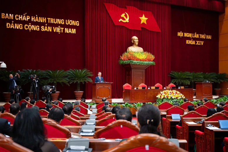 To&agrave;n văn ph&aacute;t biểu bế mạc Hội nghị Trung ương 2 của Tổng B&iacute; thư T&ocirc; L&acirc;m- Ảnh 2.