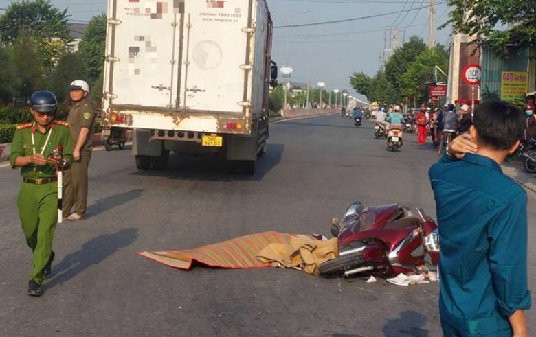 Hiện trường vụ tai nạn.