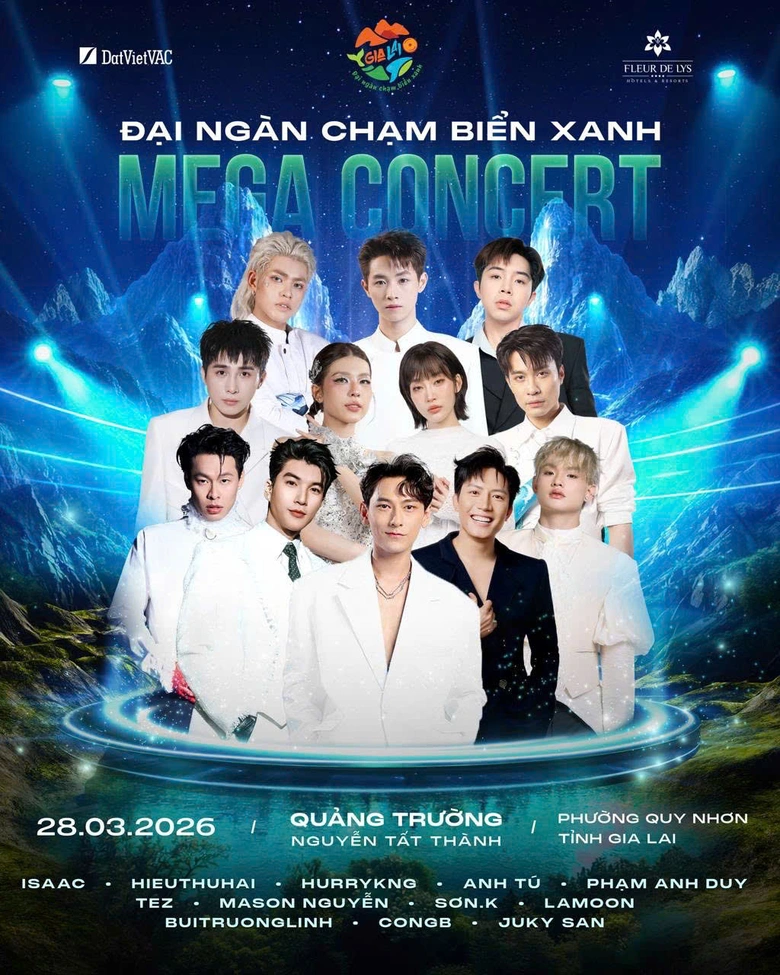 Gia Lai: Sân khấu khủng, dàn sao đổ bộ đêm đại nhạc hội khai mạc Năm du lịch quốc gia 2026- Ảnh 3. Gia Lai: Sân khấu khủng, dàn sao đổ bộ đêm đại nhạc hội khai mạc Năm du lịch quốc gia 2026- Ảnh 3.