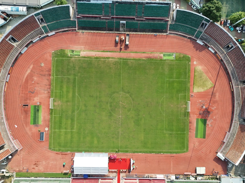 Cận cảnh sân Thống Nhất vừa khởi công cải tạo, kinh phí gần 320 tỷ đồng- Ảnh 2. Cận cảnh sân Thống Nhất vừa khởi công cải tạo, kinh phí gần 320 tỷ đồng- Ảnh 2.