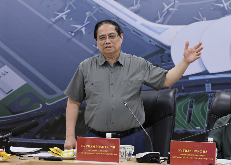 Thủ tướng Phạm Minh Ch&iacute;nh: Tăng tốc, đẩy nhanh thi c&ocirc;ng s&acirc;n bay Long Th&agrave;nh để sớm về đ&iacute;ch- Ảnh 1.