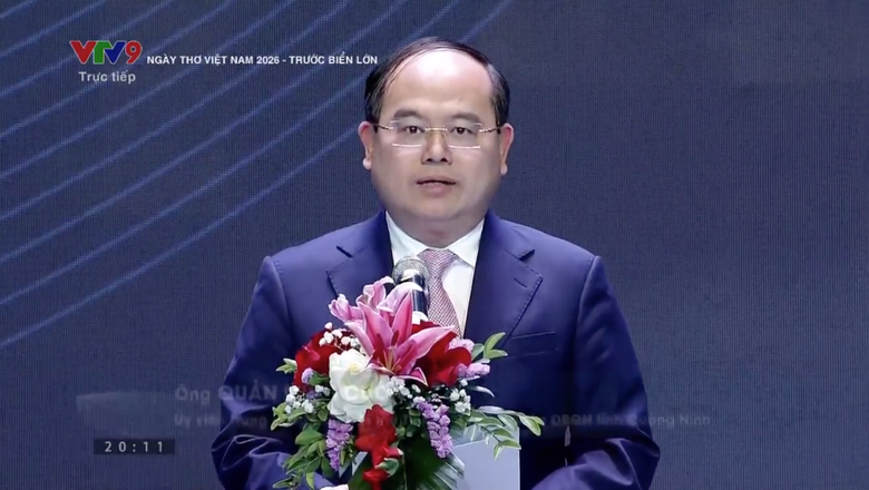 &Ocirc;ng Nguyễn Quang Thiều: C&aacute;c thế hệ nh&agrave; thơ g&oacute;p phần tạo n&ecirc;n cốt c&aacute;ch, tư thế của d&acirc;n tộc- Ảnh 2.