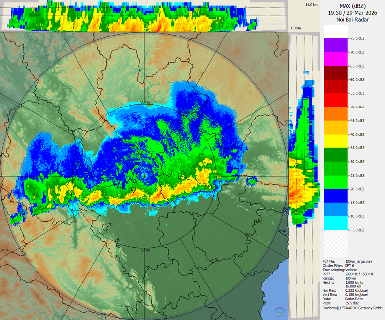 Mưa dông đầu mùa gây xáo trộn điều hành bay tại Nội Bài và loạt sân bay phía Bắc- Ảnh 1. Mưa dông đầu mùa gây xáo trộn điều hành bay tại Nội Bài và loạt sân bay phía Bắc- Ảnh 1.