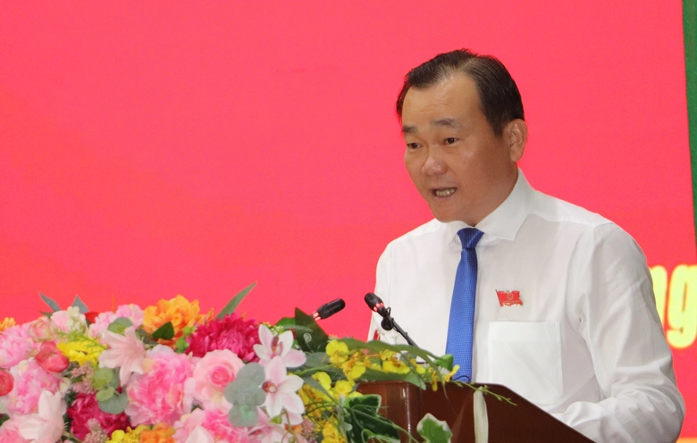 &Ocirc;ng Nguyễn Minh Dũng t&aacute;i đắc cử Chủ tịch HĐND tỉnh Vĩnh Long- Ảnh 1.