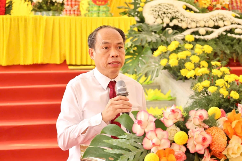 Trang nghi&ecirc;m Đại lễ cầu si&ecirc;u tưởng niệm anh h&ugrave;ng liệt sĩ tại Bến t&agrave;u kh&ocirc;ng số K15- Ảnh 2.