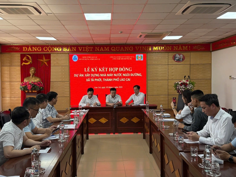 L&agrave;o Cai k&yacute; hợp đồng dự &aacute;n nước gần 200 tỷ đồng- Ảnh 3.