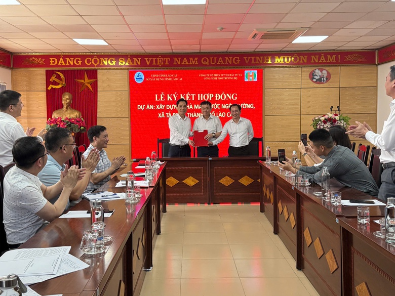 L&agrave;o Cai k&yacute; hợp đồng dự &aacute;n nước gần 200 tỷ đồng- Ảnh 4.