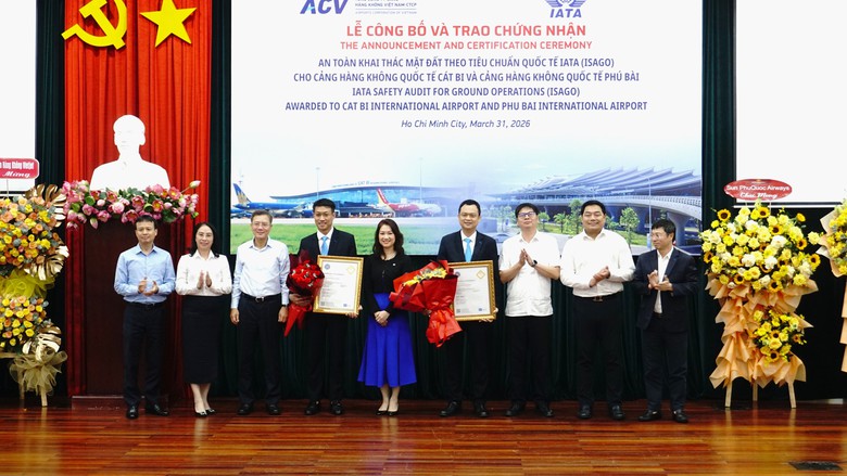 Cảng h&agrave;ng kh&ocirc;ng quốc tế Ph&uacute; B&agrave;i v&agrave; C&aacute;t Bi ghi dấu tr&ecirc;n bản đồ ISAGO 2026- Ảnh 1.