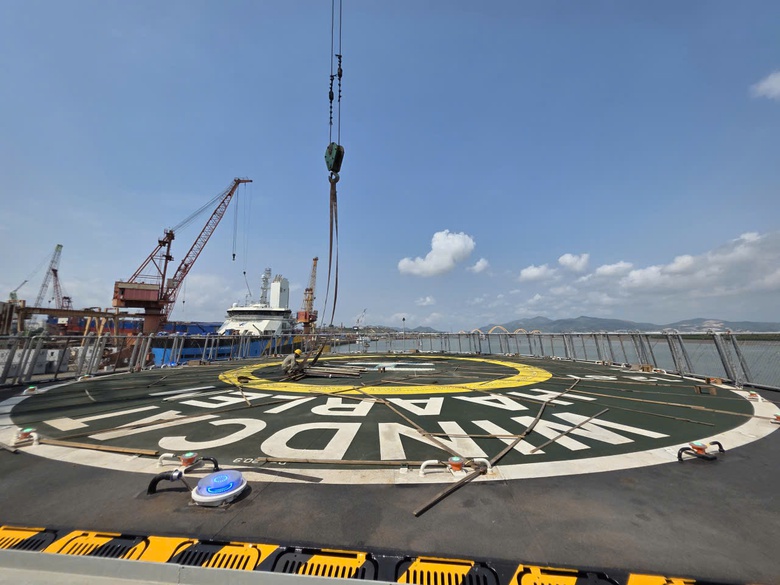 Bên trong “khách sạn nổi” phục vụ điện gió ngoài khơi- Ảnh 4. Bên trong “khách sạn nổi” phục vụ điện gió ngoài khơi- Ảnh 4.