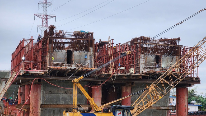 Cầu hơn 2.000 tỷ đồng ở Bắc Ninh tăng tốc thi c&ocirc;ng về đ&iacute;ch- Ảnh 15.