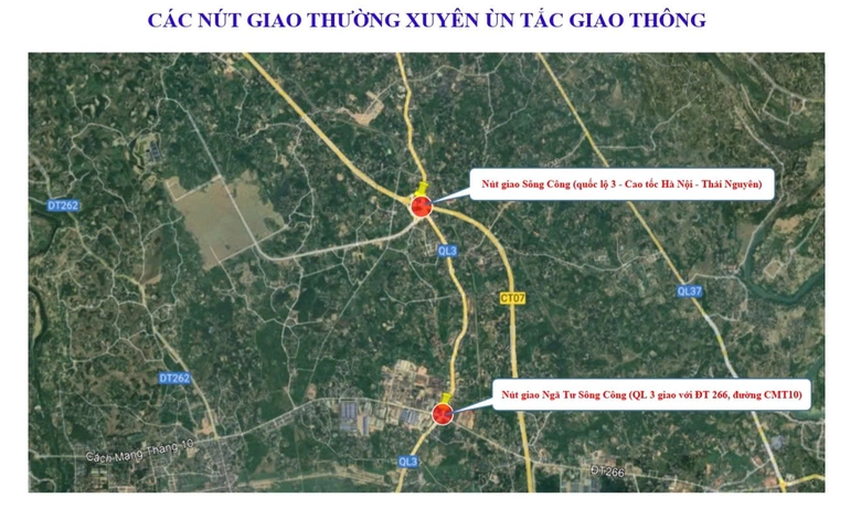 Chủ tịch tỉnh Th&aacute;i Nguy&ecirc;n thị s&aacute;t t&igrave;m phương &aacute;n gỡ &ugrave;n tắc giao th&ocirc;ng đ&ocirc; thị- Ảnh 2.