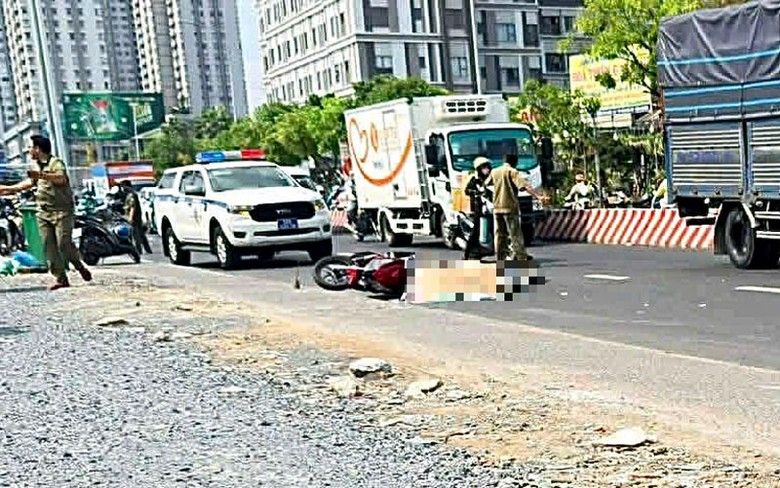 Hiện trường vụ tai nạn - Ảnh: Anh Vũ.