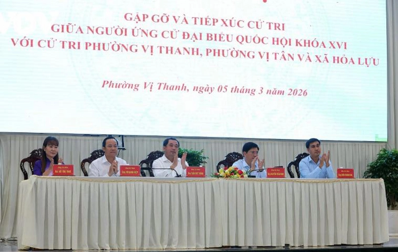 Ứng cử vi&ecirc;n đại biểu Quốc hội cam kết ưu ti&ecirc;n vốn n&acirc;ng cấp hạ tầng giao th&ocirc;ng tại Cần Thơ- Ảnh 1.