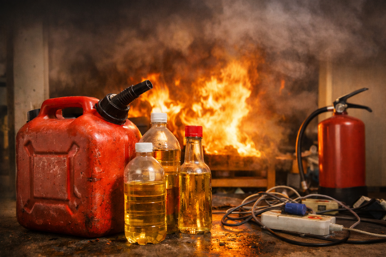 C&ocirc;ng an TP.HCM cảnh b&aacute;o nguy cơ ch&aacute;y nổ khi t&iacute;ch trữ xăng dầu trong nh&agrave;- Ảnh 1.