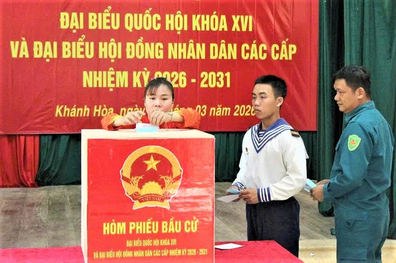 Bầu cử sớm tại 20 khu vực ở đặc khu Trường Sa- Ảnh 4.