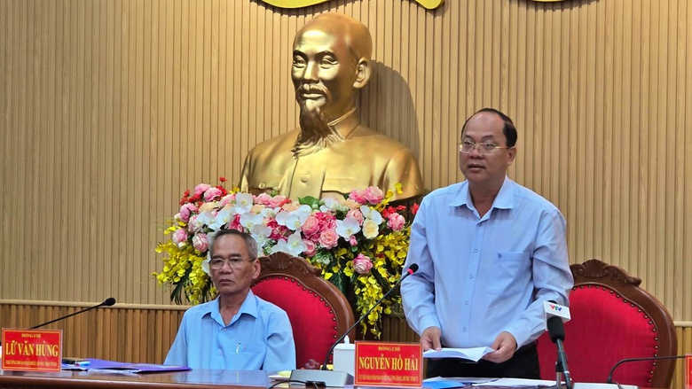 Đo&agrave;n c&ocirc;ng t&aacute;c Trung ương kiểm tra c&ocirc;ng t&aacute;c chuẩn bị bầu cử tại C&agrave; Mau, Đồng Nai- Ảnh 2.