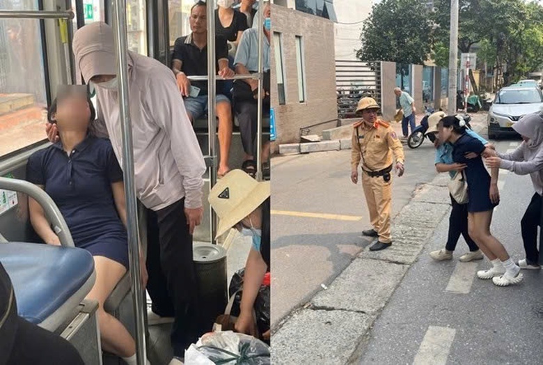 B&igrave;nh tĩnh ứng cứu kh&aacute;ch, nh&acirc;n vi&ecirc;n xe bu&yacute;t ghi điểm trong t&igrave;nh huống nguy cấp- Ảnh 1.