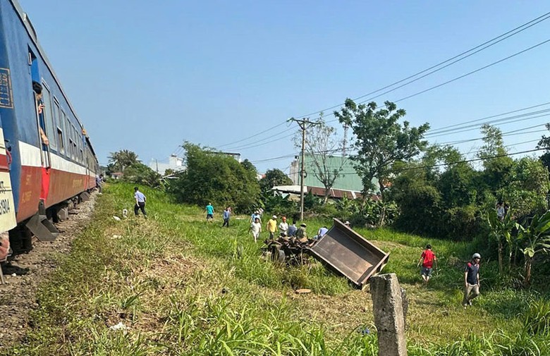 Hiện trường vụ tai nạn.