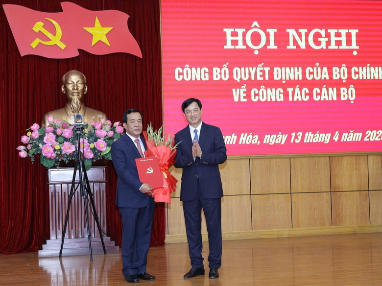 Thứ trưởng Bộ Quốc ph&ograve;ng L&ecirc; Đức Th&aacute;i l&agrave;m B&iacute; thư tỉnh ủy Thanh H&oacute;a- Ảnh 1.