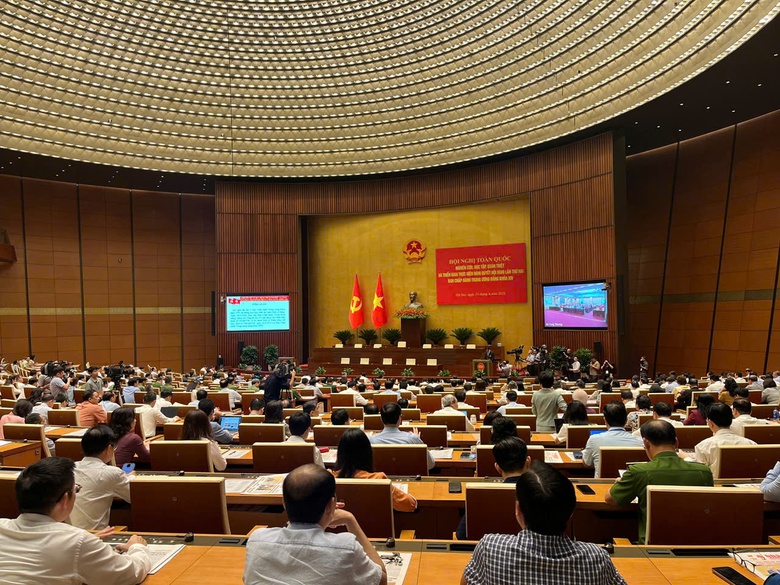 Đảng ủy Bộ X&acirc;y dựng kết nối Hội nghị to&agrave;n quốc qu&aacute;n triệt Nghị quyết Trung ương lI- Ảnh 2.