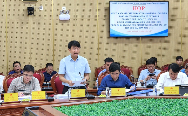 Thứ trưởng Nguyễn Tường Văn: Chấp thuận cho khai th&aacute;c cao tốc Quảng Ng&atilde;i - Ho&agrave;i Nhơn- Ảnh 3.