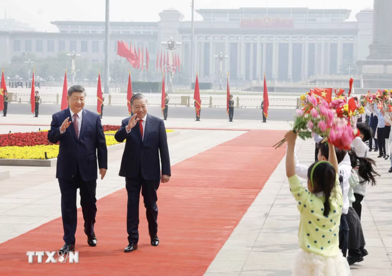 Trung Quốc d&agrave;nh nghi thức cao nhất đ&oacute;n Tổng B&iacute; thư, Chủ tịch nước T&ocirc; L&acirc;m- Ảnh 6.
