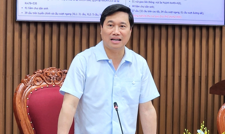 Thứ trưởng Nguyễn Tường Văn: Chấp thuận cho khai th&aacute;c cao tốc Quảng Ng&atilde;i - Ho&agrave;i Nhơn- Ảnh 1.