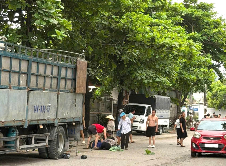 Quảng Ninh: Nổ b&igrave;nh kh&iacute; tại cơ sở thu mua phế liệu khi cưa cắt, một người bị thương- Ảnh 1.