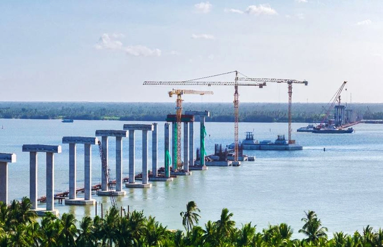 Gỡ kh&oacute; nguồn c&aacute;t, Cần Thơ tăng tốc thi c&ocirc;ng cầu Đại Ng&atilde;i- Ảnh 3.