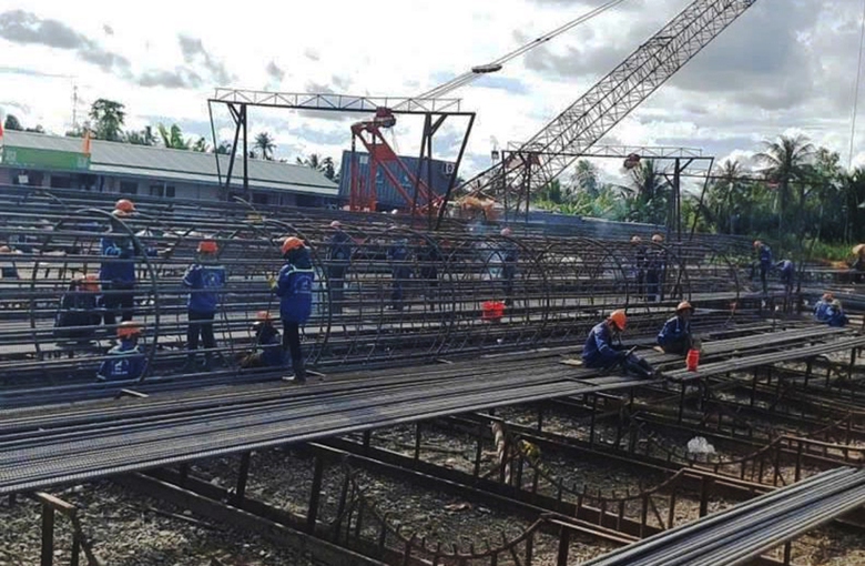 Gỡ kh&oacute; nguồn c&aacute;t, Cần Thơ tăng tốc thi c&ocirc;ng cầu Đại Ng&atilde;i- Ảnh 2.