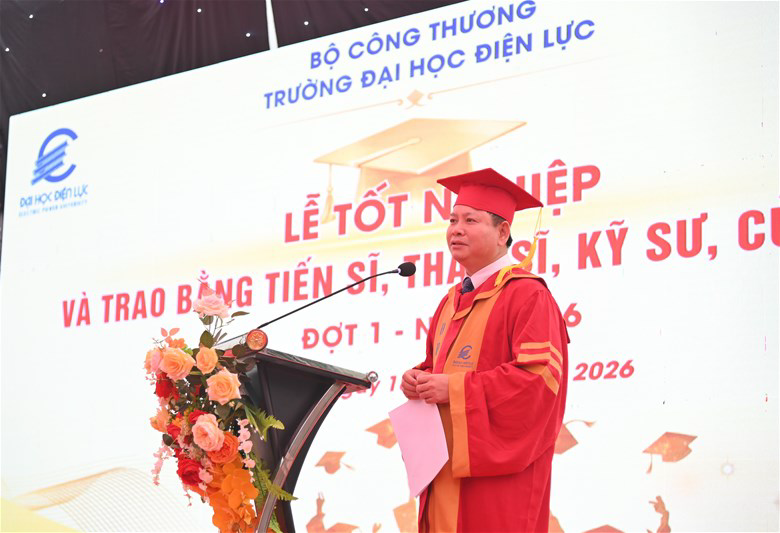 Hơn 1.000 sinh vi&ecirc;n Trường Đại học Điện lực tốt nghiệp đợt 1 năm 2026- Ảnh 1.