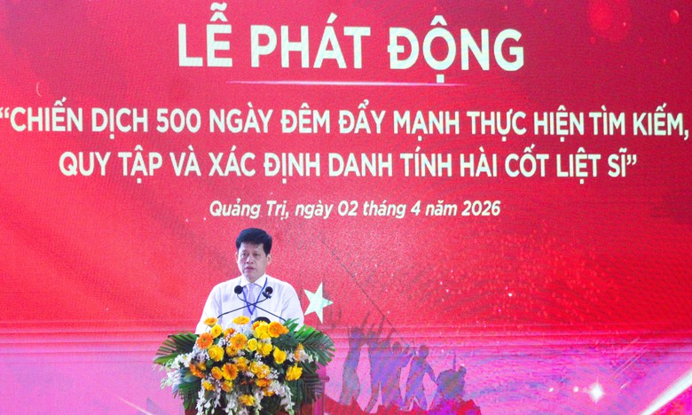 Phó Thủ tướng phát động chiến dịch tìm kiếm, quy tập và xác minh danh tính hài cốt liệt sĩ- Ảnh 5. Phó Thủ tướng phát động chiến dịch tìm kiếm, quy tập và xác minh danh tính hài cốt liệt sĩ- Ảnh 5.