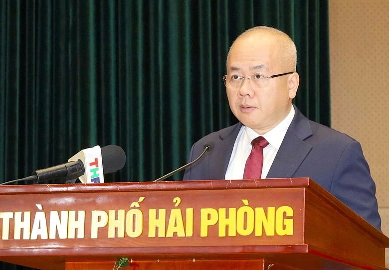 &Ocirc;ng Đỗ Th&agrave;nh Trung được bầu l&agrave;m Chủ tịch UBND TP Hải Ph&ograve;ng- Ảnh 1.