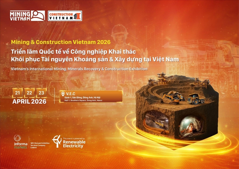 200 doanh nghiệp tham gia triển l&atilde;m Mining & Construction Vietnam 2026- Ảnh 1.
